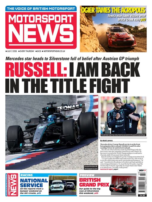 Cover image for Motorsport News